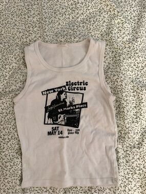John Galt Graphic White Tank